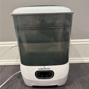 Baby Brezza Advanced XL Extra Large Capacity White and Gray Bottle Sterilizer